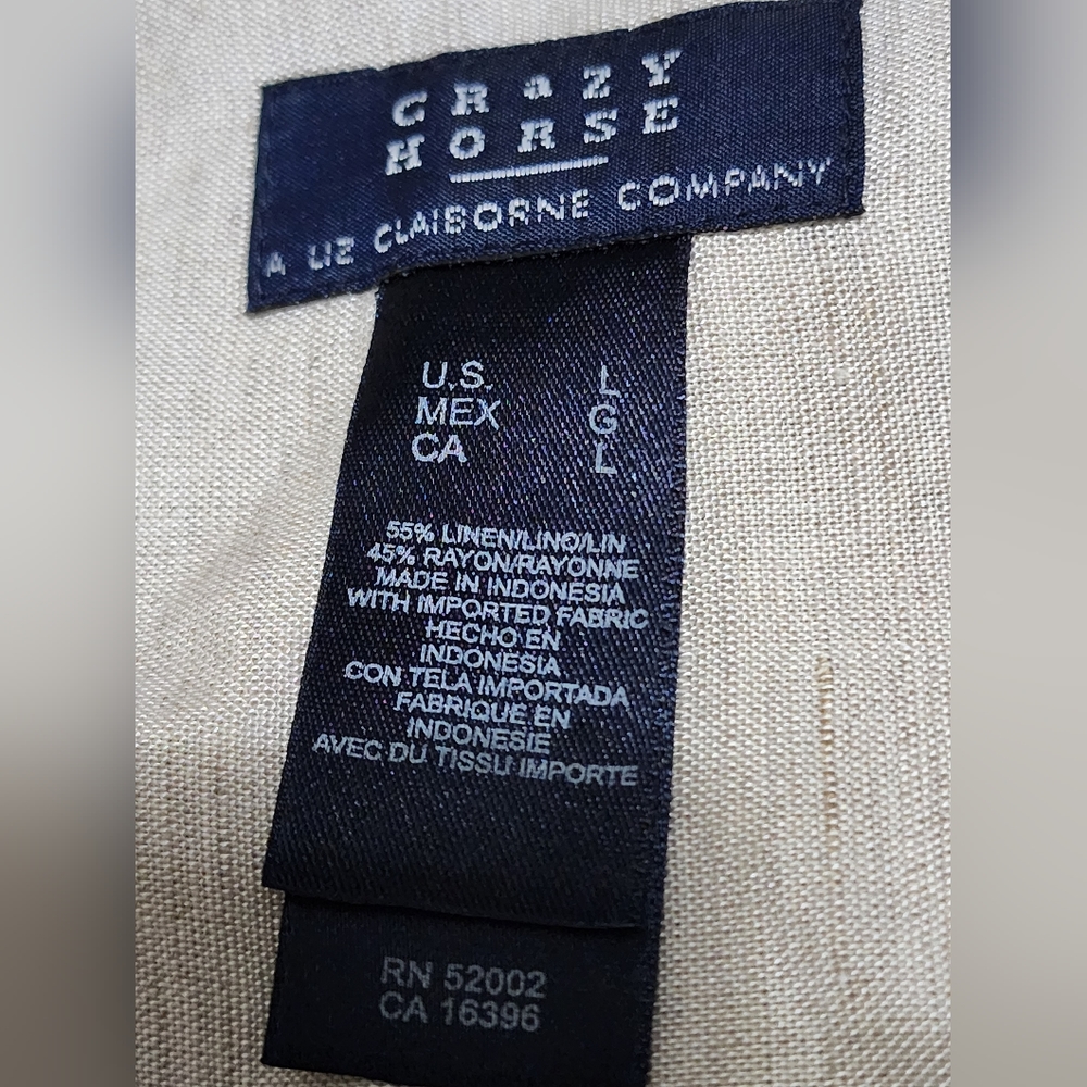 NWOT ... Crazy Horse button down shirt / blouse - Picture 6 of 10
